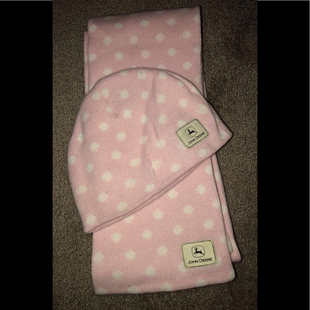 John Deere Scarf and Hat